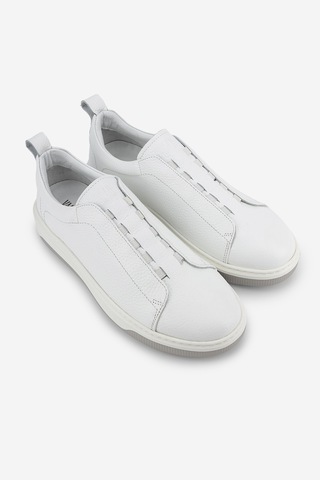 Valmenti Erkek Hakiki Deri Beyaz Sneakers & Spor Ayakkabı 1212 2505 Erk Ayk Y26 Beyaz Fltr