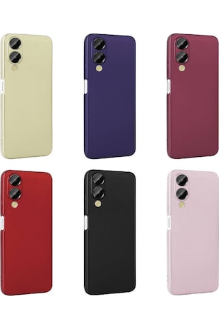 Vivo Uyumlu Y17s Kılıf Zore Esnek Mat Premier Silikon Kapak
