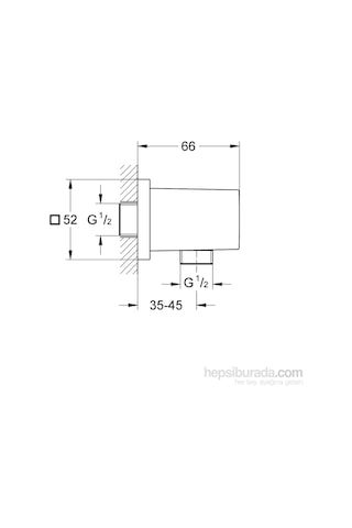 Grohe Euphoria Cube Duş Çıkış Dirseği - 27704000