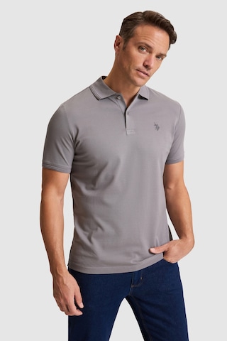 U.s. Polo Assn. Erkek Gri Tişört Basic 50324938-vr024