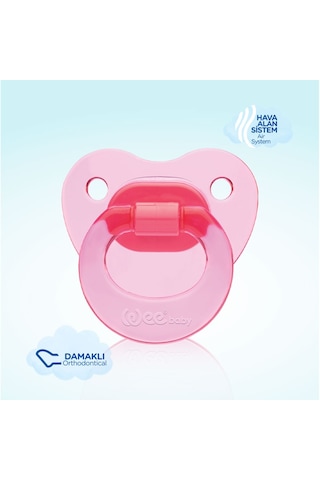 Wee Baby Akide Damaklı Emzik No:1 Pembe 0-6 Ay