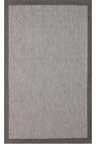 Eko Halı Mono Mno 02 Dark Grey Kaymaz Tabanlı Kilim