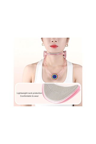 Yetişkin Ayarlanabilir Boyunluk Ev Servikal Omurga Düzeltme Koruyucusu Mavi