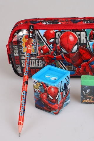 X Dekomus Lisanslı Spiderman Gamevers Collection Spiderman Kalem Çantası,2 Kurşun Kalem,silgi Ve Kalemtraş Altın