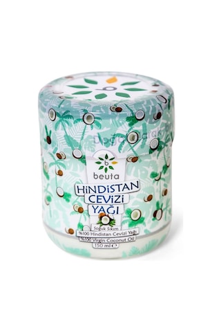 Beuta Hindistan Cevizi Yağı %100 Doğal Soğuk Sıkım 150 ML Beuta Hindistan Cevizi Yağı %100 Doğal Soğuk Sıkım 150 ML