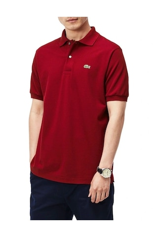 Lacoste Geniş Beden Erkek Polo T-shirt Bordo