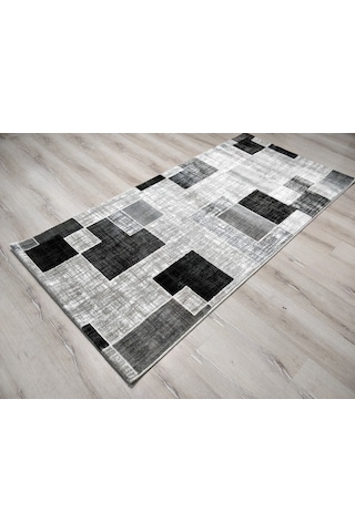 Tuğra Milano 1451 Siyah Halı Yolluk 100X200 Cm