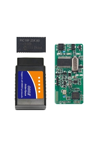 Obd2 Arıza Tespit Cihazı Elm327 Pic18f25k80 Entegre Bluetooth 1.5