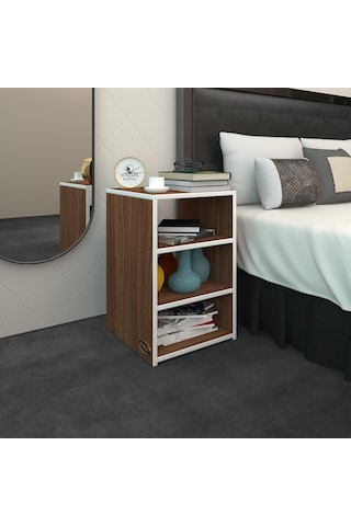 Kenzlife Komodin Panpan Cvz 60 39 39 Komidin Kitaplık Ayakkabılık Beyaz