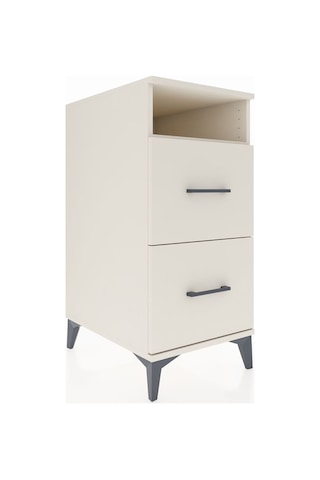 Kronos Komodin 2 Raflı Tek Çekmeceli Tek Kapaklı 44x59x96 Aytaşı-aytaşı Aytası