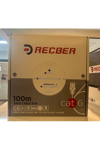 Reçber Cat6 H.f. U/utp Sl400 23 Awg 100 M. Kutu Sarı