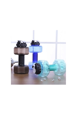 Novahub Yeni Yaratıcı Spor Şişesi Fitness Bardağı 2600ml Plastik Dambıl Bardak, Sarı 2200ml, Çok Renkli Çok Renkli