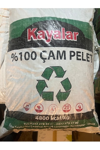 20kg Doğal Çam Peleti Doğal Çam Pelet Yakıtı Kedi Kumu