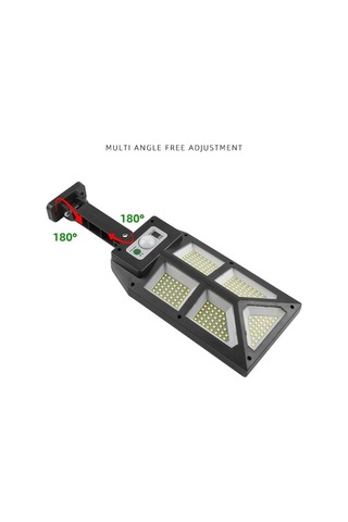 Besthome1 Tg-ty100 196 Led Güneş Enerjili Açık Vücut İndüksiyon Duvar Lambası Bahçe Çiti Sokak Lambası 10438