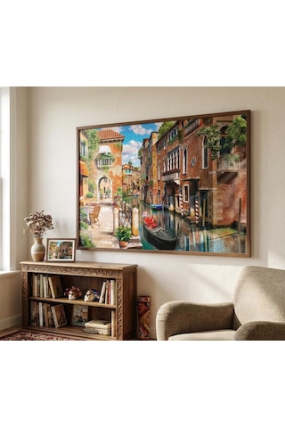 Venedik Ve Güne Merhaba İkili Set - 1000 + 500 Parça İkili Puzzle Seti