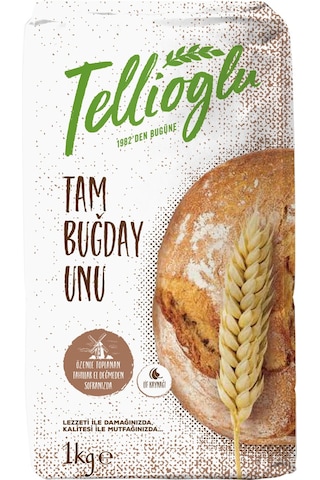 Tellioğlu Tam Buğday Unu 1 KG Tellioğlu Tam Buğday Unu 1 KG