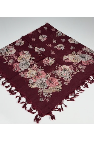 Eripek Sökme Boncuklu Tülbent 06361 Bordo