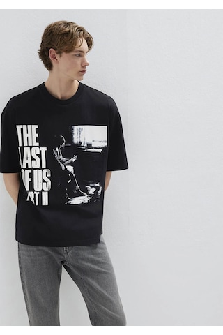 Mavi The Last Of Us Baskılı Siyah Erkek T-shirt M0613195-900
