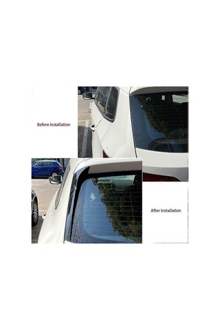 Xindoker Skoda Kodiaq İçin Abs Plastik Arka Pencere Spoiler Sol-sağ , Akıcı Tasarım, Kolay Kurulum, Parlak Siyah, Araç Dış Görünümünü Güzelleştirir