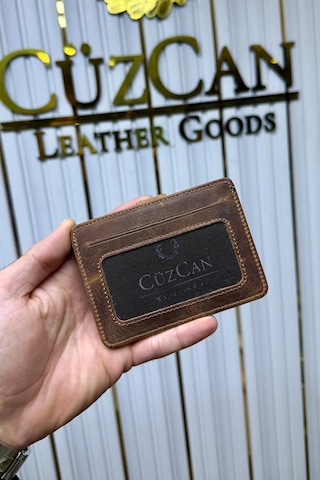 Cüzcan Jorvik Patlı Hakiki Deri Premium Kartlık Kişiye Özel İsim Baskılı Taba