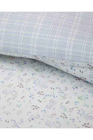 English Home Sweety Meadow Kolay Ütülenir Çift Kişilik Nevresim Seti 200x220 Cm Lila Lila