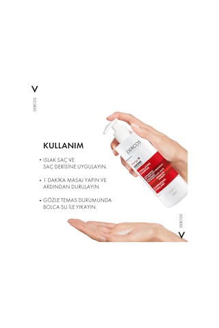 Vichy Dercos Energy+ Saç Dökülmesine Karşı Şampuan 400 ML