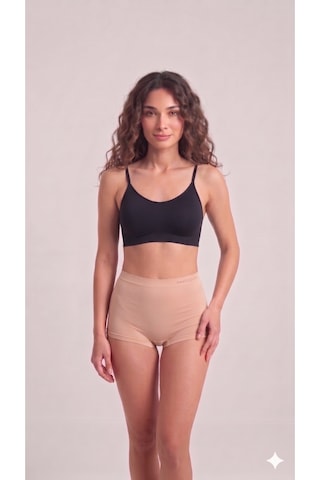 Westicgiyim İnce Askılı Dikişsiz Büstiyer Kadın Seamless Crop Top Esnek, Rahat, Günlük Kullanım Siyah