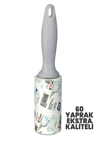 60 Yaprak Titiz Rollo Tüy Toplama Rulosu - Ekstra Güçlü Toz