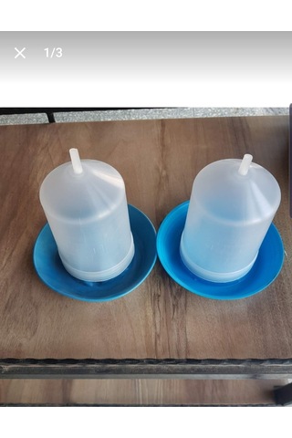 Nurdağ Hırdavat Civciv Yemlik 750 ML 10 Adet + Suluk 750 ML 10 Adet