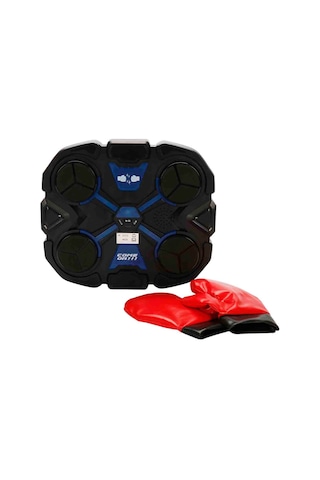 Bluetooth Müzikli Işıklı 4 Hedefli Duvar Boks Minderi Dijital Spor Ve Egzersiz Pedi