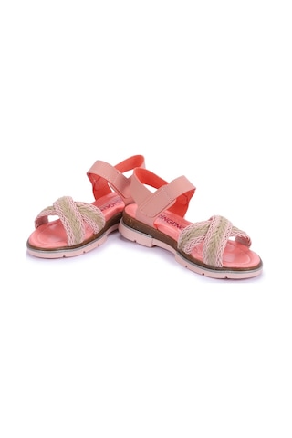 Kiko Kids Şb 2843-47 Orto Pedik Kız Çocuk Sandalet Terlik Pudra Pudra