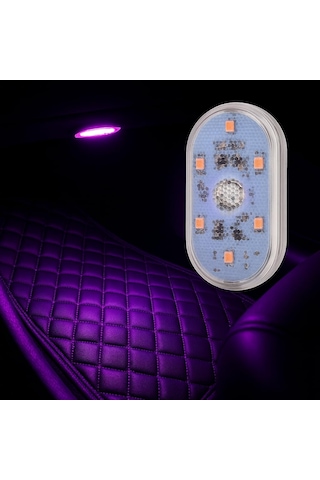 Led Atmosfer Işığı Usb Şarjlı, Araba Bagaj Torpido Aydınlatma