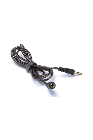 Ekılıf - Aux Kablo Transparan Jacklı Aux 1m - Beyaz - T11717 Beyaz