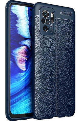 Xiaomi Redmi Note 10 Kılıf Zore Niss Silikon Kapak Lacivert