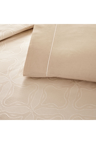 Taç Jakar Soleya Çift Kişilik Pike Takımı Bej 000000001000050036 Bej