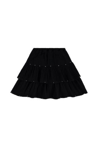 Civil Girls Taşlı Yıkamalı 10-13 Yaş Etek - Siyah