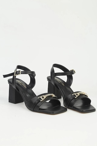 Pierre Cardin Siyah Kadın Topuklu Sandalet Pc-55769 Z