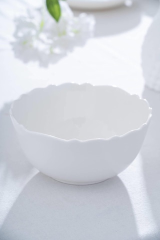 Acar Nırvana Kase - 17 Cm Beyaz