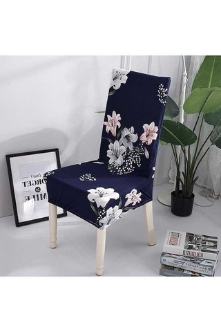 Flybuy Baskılı Yumuşak Süt İpeği Sandalye Kılıfı - Esnek & Koruyucu Koltuk Örtüsü, 38-45cm Boyutlu, Çok Renkli Seçenekler Çok Renkli