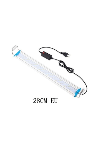 Silkroadselect Huoxun Shop A 28cm Ab Tarzı Akvaryum Işık Barı Led Balık Tankı Ince Kelepçe Lambası Bitki Yetiştirme Aydınlatma Sucul Manzara Dekorasyonu Cm Genişletilebilir Aksesuarlar Beyaz