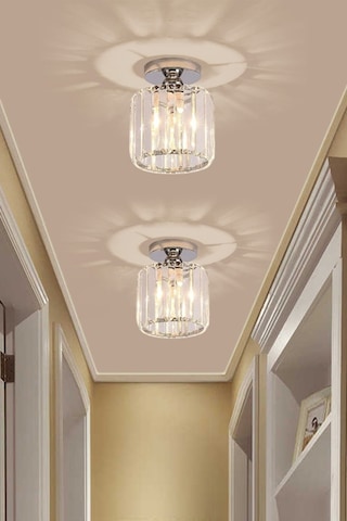 Luna Lighting LUNAMSLCH-1 Luxury Kristal Plafonyer Avize Krom
