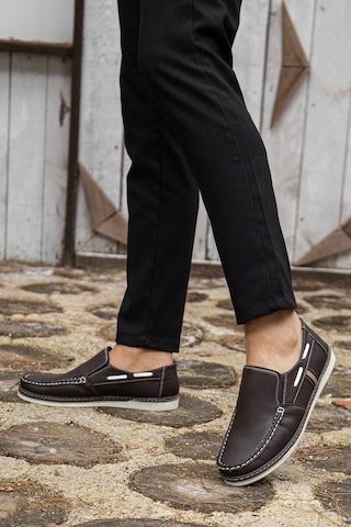 Daxtors D0507 Günlük Ortopedik Erkek Casual Ayakkabı Kahverengi
