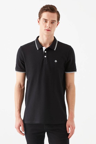 Mavi Erkek Polo Yaka T Shirt 064164-900 Siyah Siyah