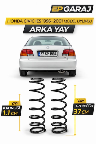 Honda Civic İes 1996 2001 Model Uyumlu Arka Yay Takımı Oem Yay