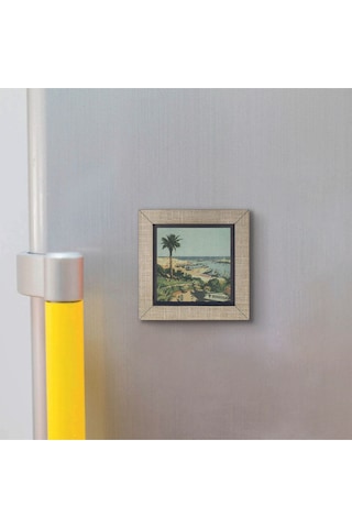 İtalya Görseli Baskılı Mdf Magnet 7x7 253