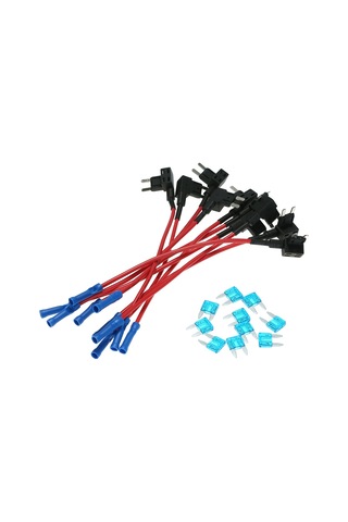 Skycity 10 Adet Mini Otomobil Sigorta Kutusu Alıcı - Uçlu Düz Açı Sigorta Çekici Seti Diğer