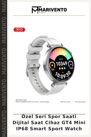 Özel Seri Spor Saati Dijital Saat Cihaz Gt4 Mini Ip68 Smart Sport Watch