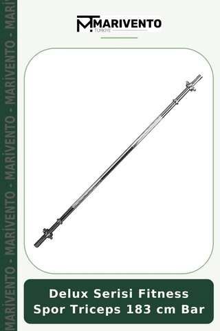 Delux Serisi Fitness Spor Triceps 183 Cm Bar