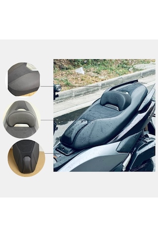 Hmapart Nmax Spor Koltuk 2017-2024 Krom Detay Siyah