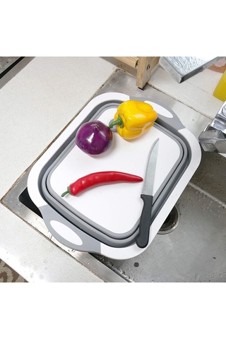 Katlanabilir Süzgeçli Kesme Tahtası Ve Badya Adaçayı